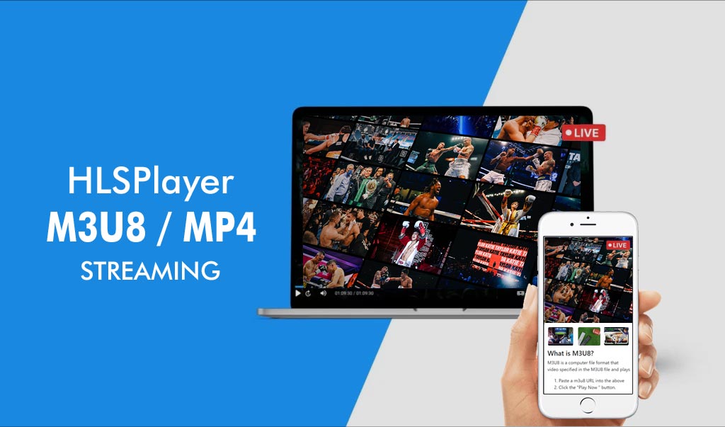 HLS Player - Free Play M3U8 Live streams